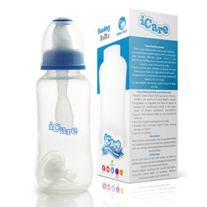 iCare Feeding Bottle BPA-Free - 250 ml - Blue